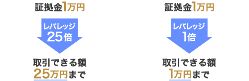 レバレッジの図