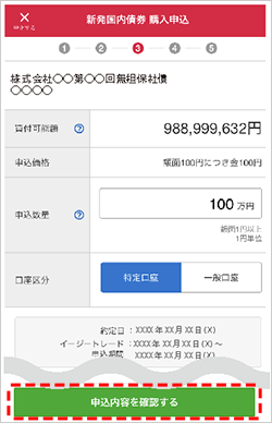 購入申込の説明図