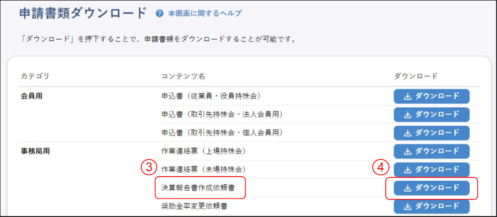 決算報告書(1)のイメージです(2)